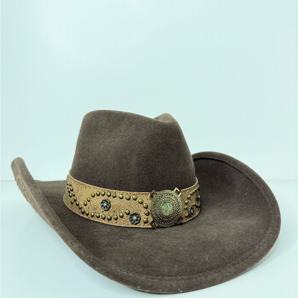 Bullhide Shelia Western wool felt Cowboy Hat Size S with hatband
